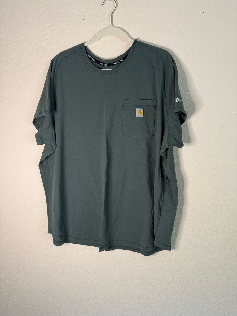 Carhartt Short-Sleeve Pocket Tee in Slate Green